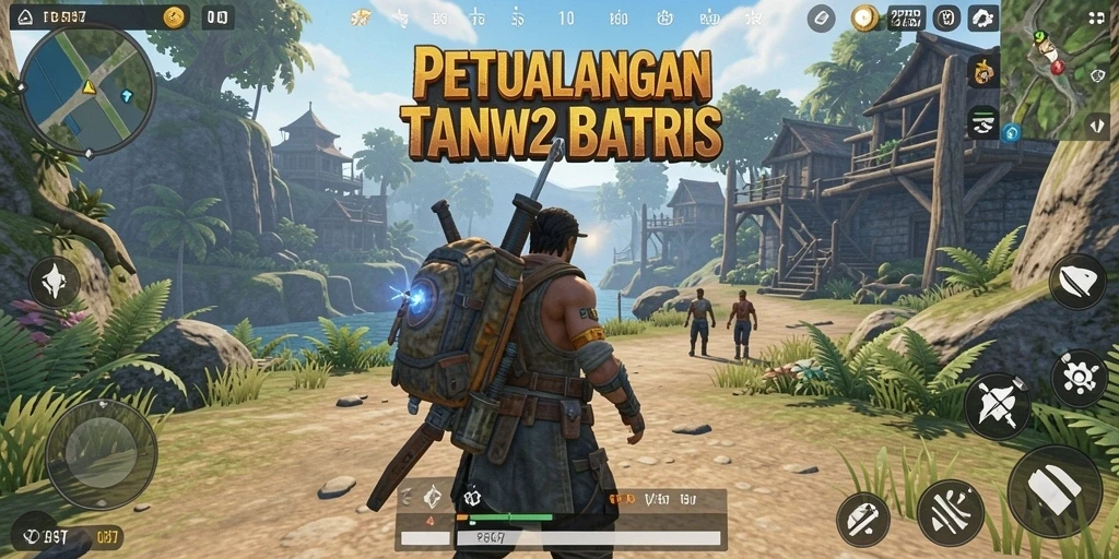 Tangkapan layar dari gameplay Open World yang menakjubkan