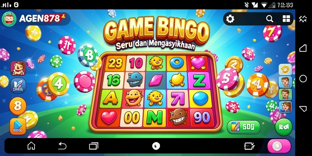 Screenshot gameplay AGEN878 yang menampilkan keseruan permainan Bingo.
