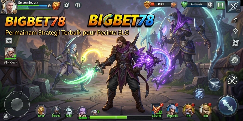 Tampilan gameplay penuh aksi dalam BIGBET78 yang seru.
