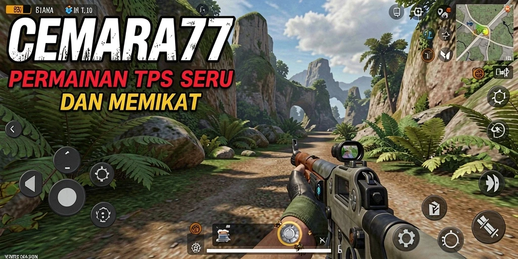 Tampilan gameplay menegangkan dari CEMARA77 yang penuh aksi.