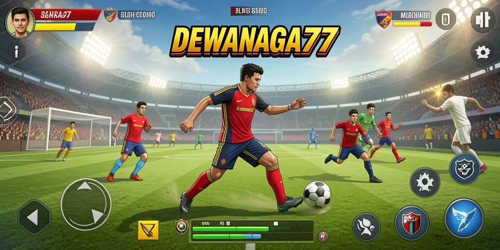 Gameplay seru dari DEWANAGA77 menampilkan aksi olahraga yang mendebarkan.