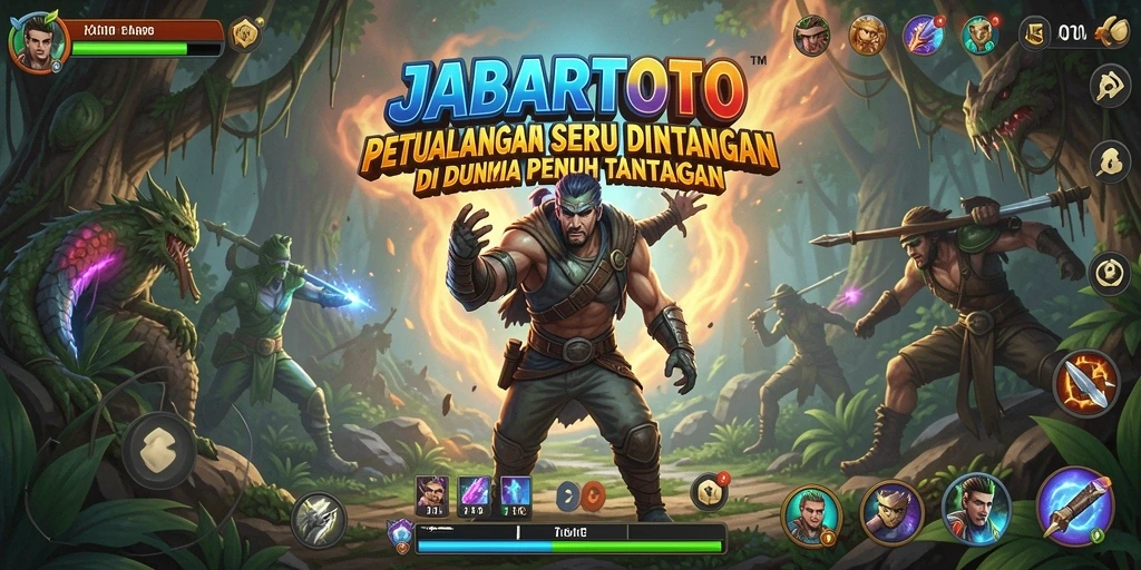 Screenshot gameplay JABARTOTO menampilkan petualangan seru di dunia fantastis.