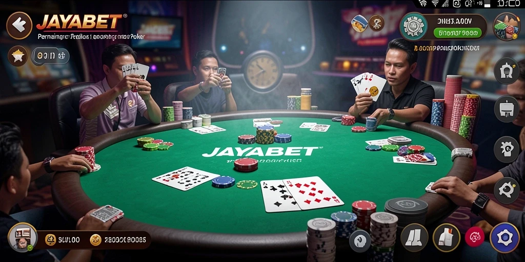 Screenshot gameplay JAYABET menampilkan pengalaman poker yang mendebarkan.