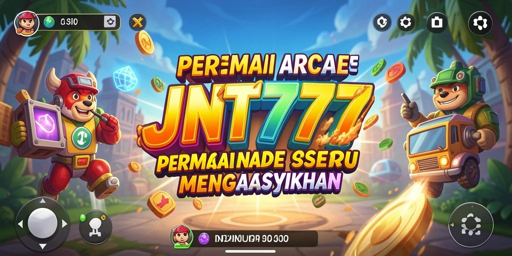 Tampilan dinamis JNT777 menampilkan gameplay Arcade yang menarik.