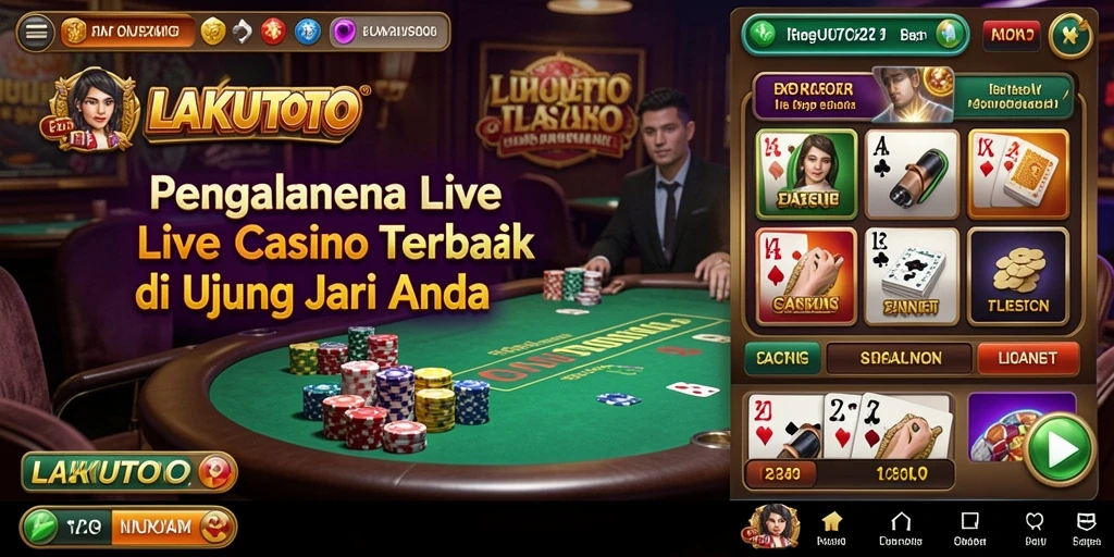 Gameplay Live Casino yang menarik dan interaktif di LAKUTOTO.