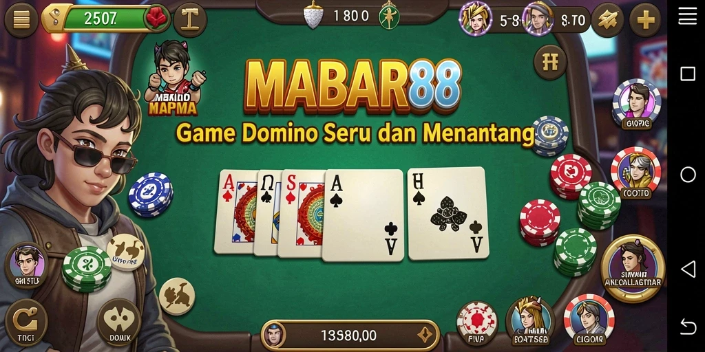 Tampilan gameplay seru dalam MABAR88 yang menantang.