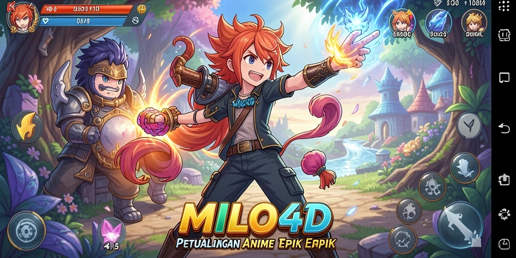 Tampilan menarik dari gameplay Anime yang menantang.