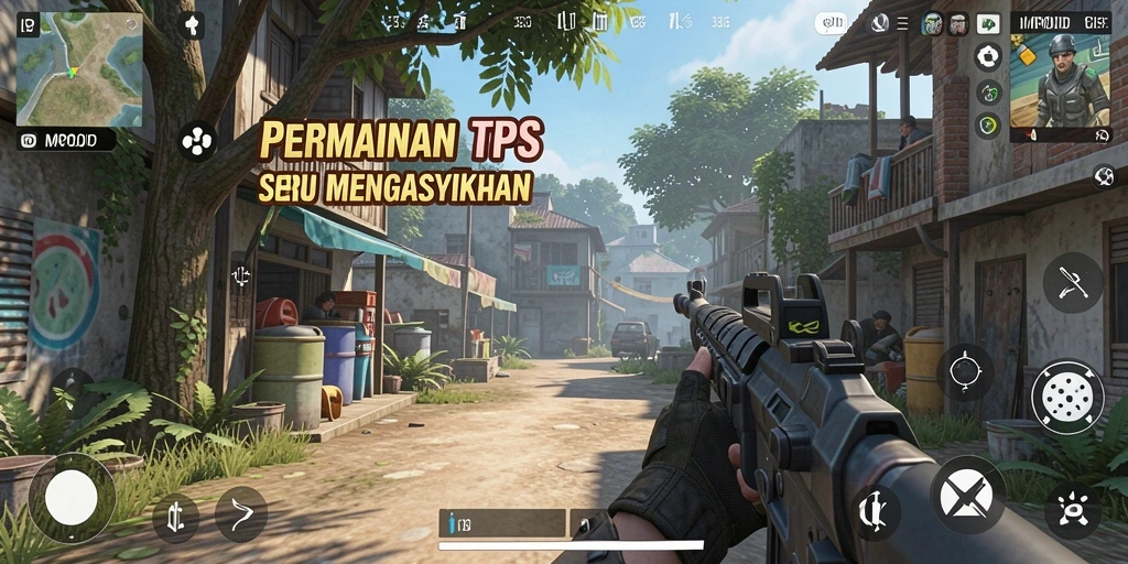 Tampilan menarik dari gameplay MPOID saat aksi pertempuran seru berlangsung.