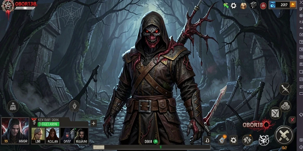 Screenshot menampilkan momen menegangkan dalam gameplay OBOR138.