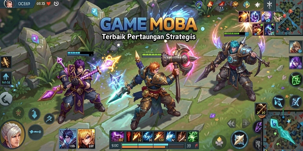 Tangkapan layar gameplay seru di OCE69 yang menunjukkan aksi pertarungan.