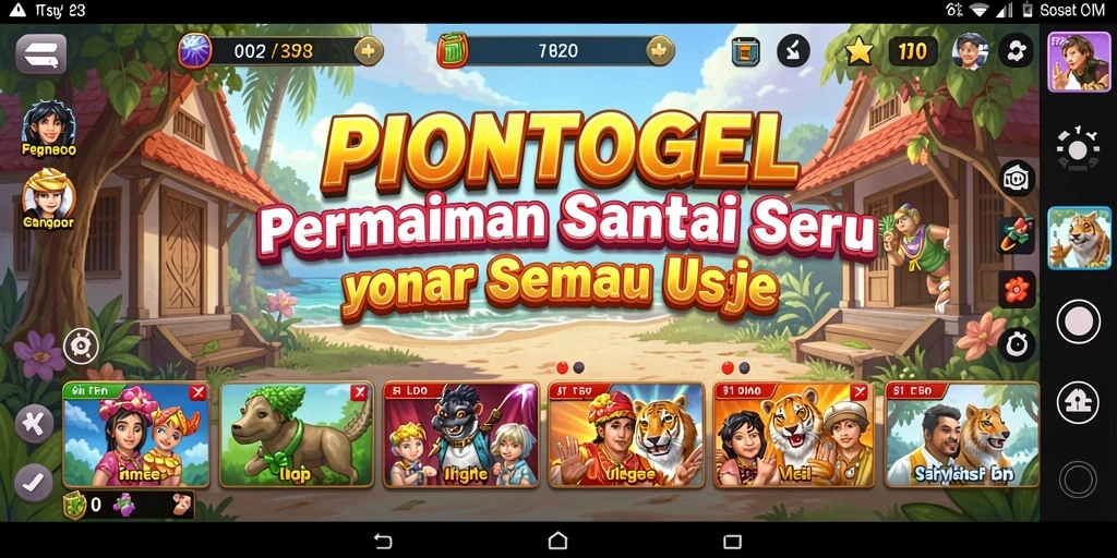 Tampilan gameplay PIONTOGEL yang seru dan menarik.
