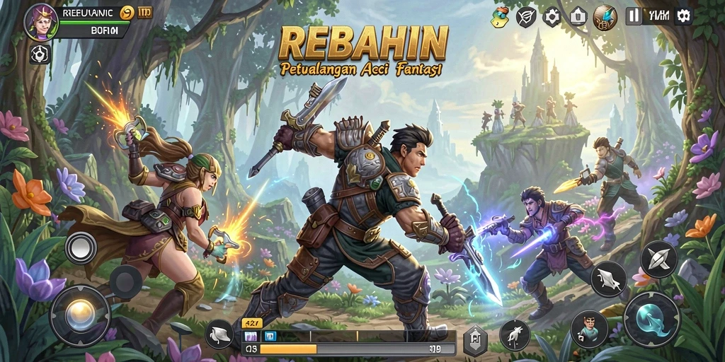 Tampilan menarik dalam gameplay ARPG yang menegangkan.