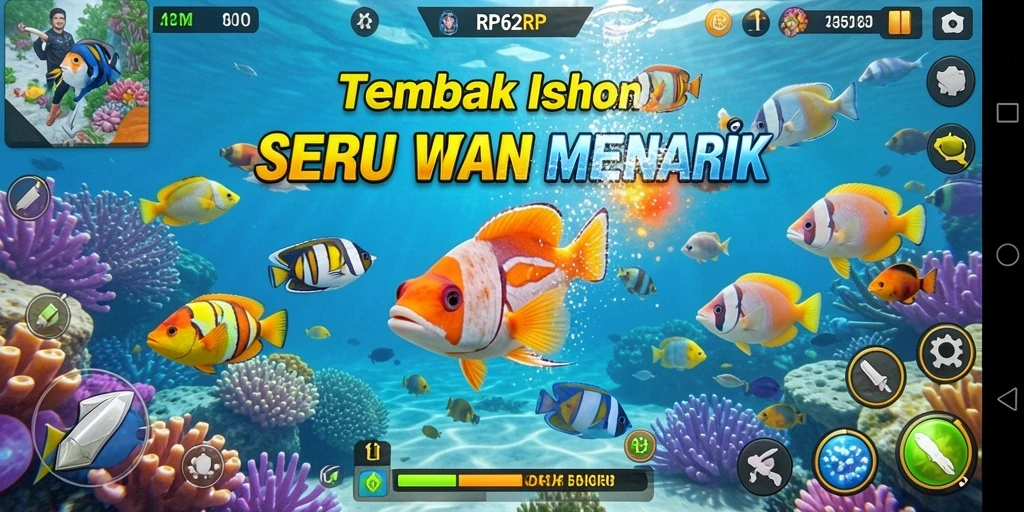 Tampilan gameplay RP62RP yang menegangkan di lautan.