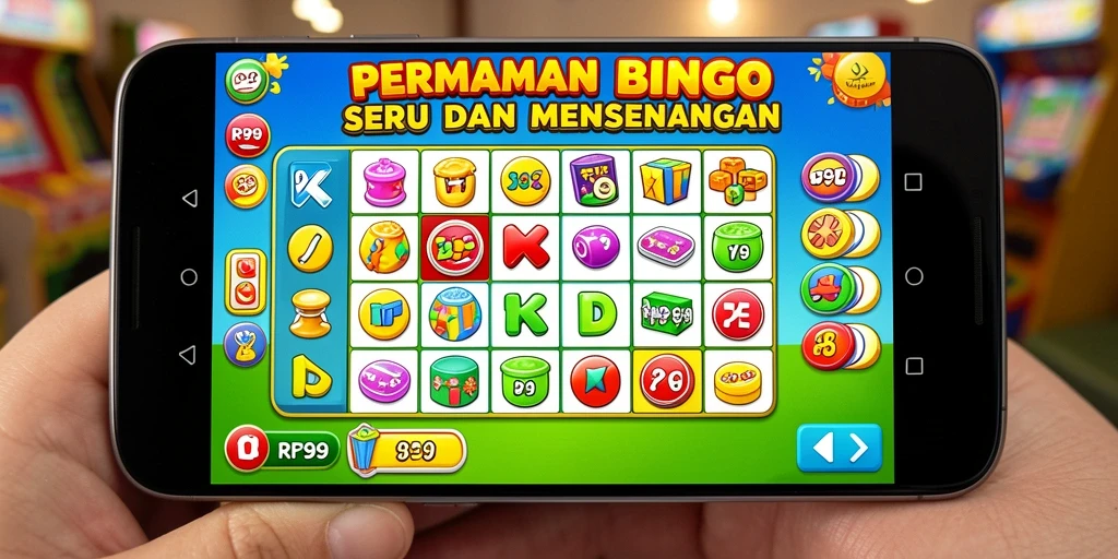 Tampilan gameplay RP99 yang seru dan menegangkan saat bermain Bingo.