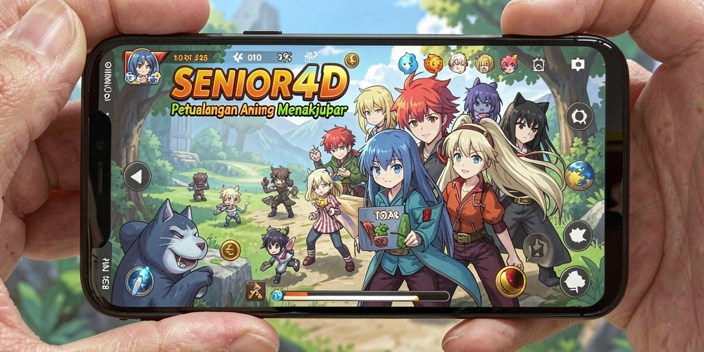 Tampilan menarik dari gameplay SENIOR4D yang penuh aksi.