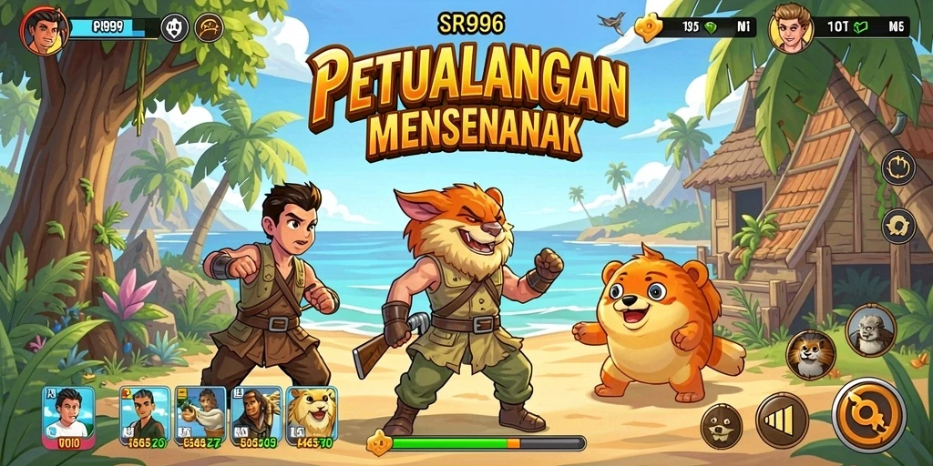 Tampilan gameplay menarik dari SR996 dalam format Arcade.