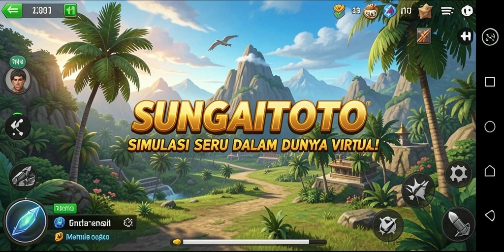Tampilan gameplay SUNGAITOTO yang menakjubkan dengan desain interaktif.