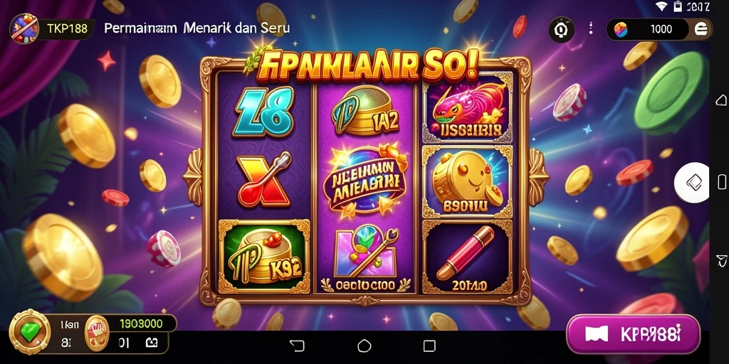 Tampilan gameplay TKP188 yang menarik dan penuh warna.