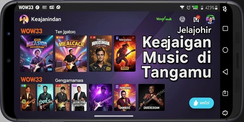 Screenshot WOW33 menampilkan gameplay seru dan interaktif.